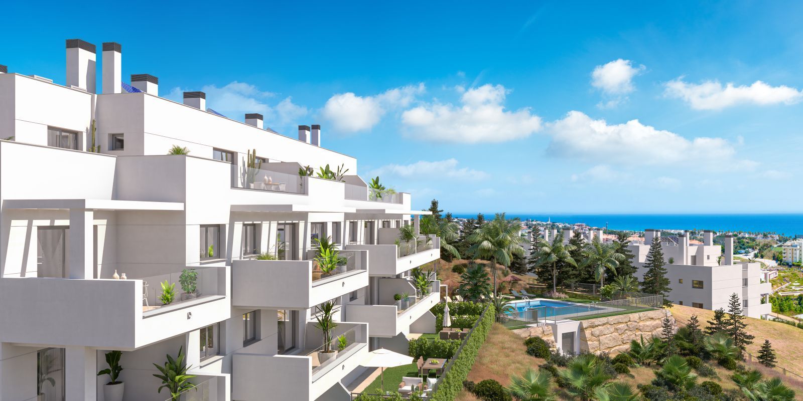 2 Bed Middle Floor Apartment in Mijas in Mijas — Apartment